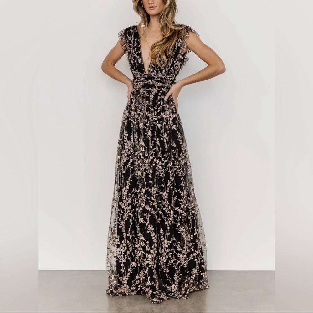 Baltic Born Arlene Shimmer Evening Gown